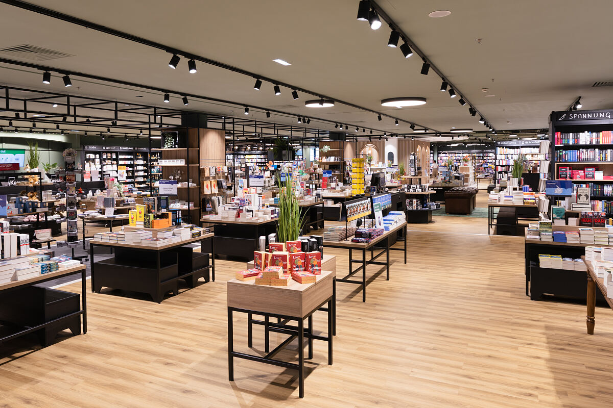 Thalia Neueröffnung im EUROPARK Blick in die Buchhandlung © Agnes Mutschler